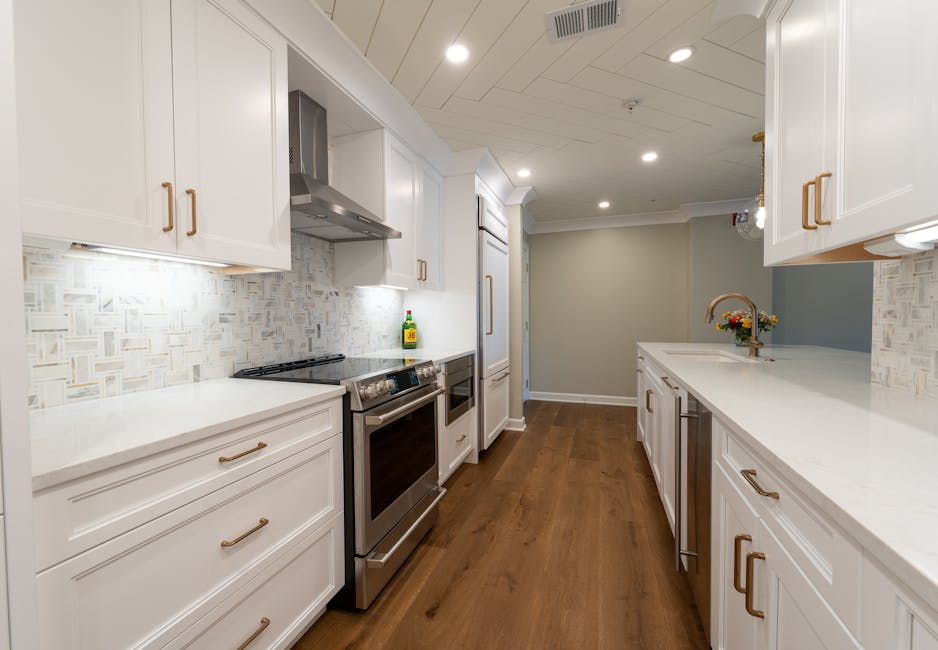 Modern whole home remodeling project showcasing an updated open-concept living area